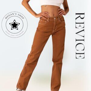 Hollywood famous brand Revice Denim “Ex-boyfriend” Teddy Pants Size 28 P